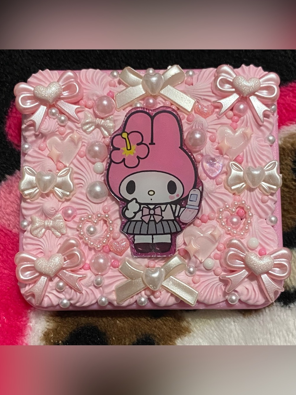 Sanrio My Melody Gyaru Kawaii Decoden Mirror